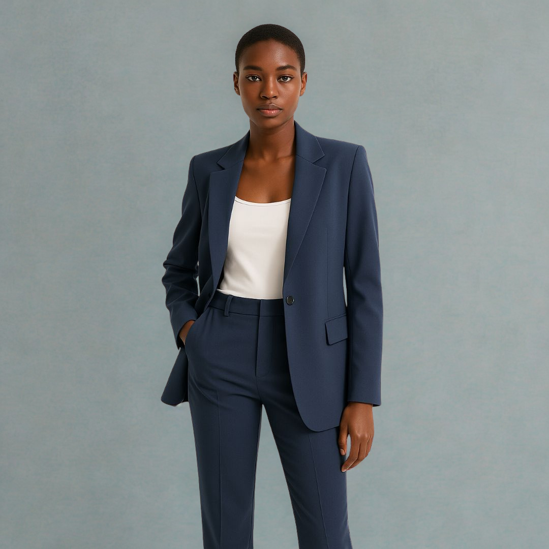 Dames Blazer Set, Tweedelig Pak, Elegant, Meerdere Kleuren