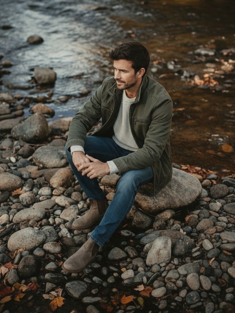 Daan | Vintage Olive Field Jacket