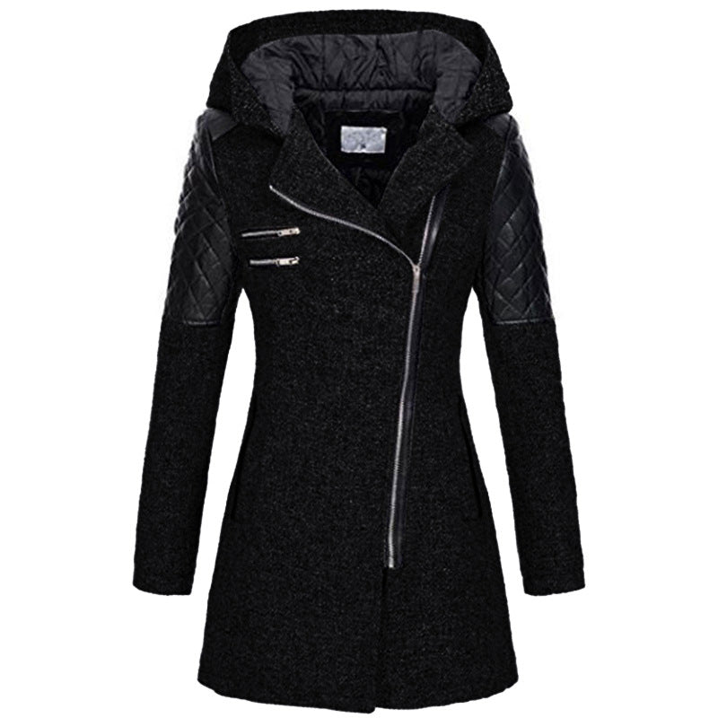 Rosa Dames Jas Winter | Ademend Materiaal, Elegant Lange Pasvorm