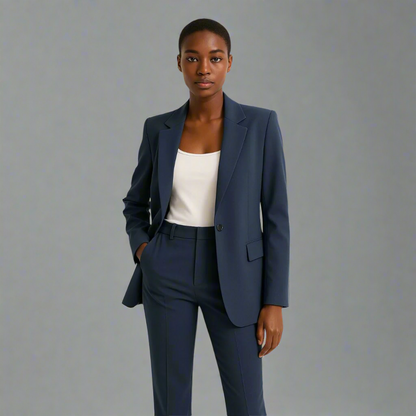 Dames Blazer Set, Tweedelig Pak, Elegant, Meerdere Kleuren