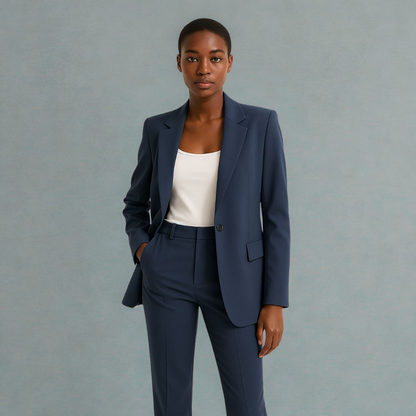 Dames Blazer Set, Tweedelig Pak, Elegant, Meerdere Kleuren