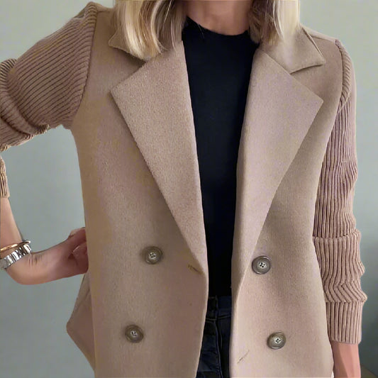 Alesia Zwarte Blazer Dames | Elegante Casual Stijl, Hoogwaardige Stoffen 0