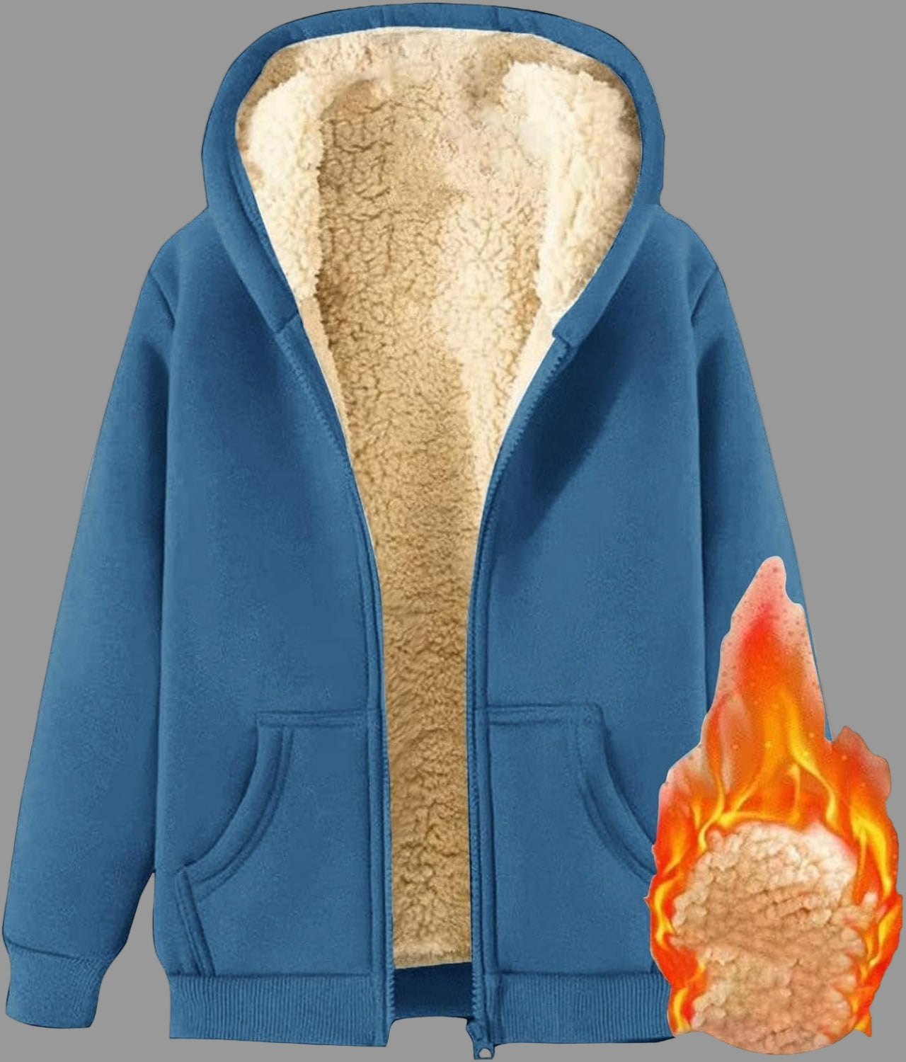 Alondra Dames Hoodie | Warme Fleece, Comfortabele Basislaag 0