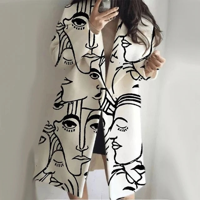 Ava Dames Mantel | 100% Polyester, Lange Zwarte Jassen voor Elegante Gelegenheden 5