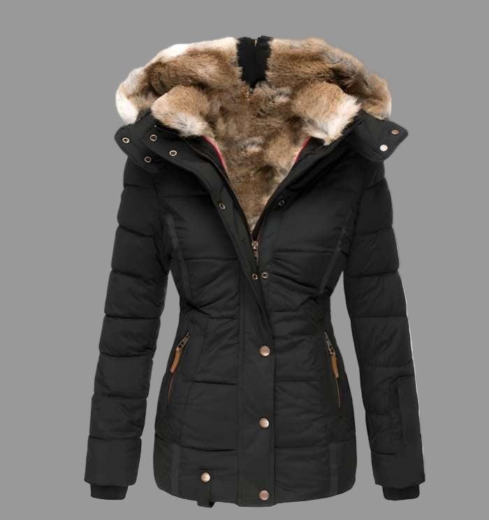 Ava Dames Winterjas | Waterafstotend, Slim Fit met Capuchon 0