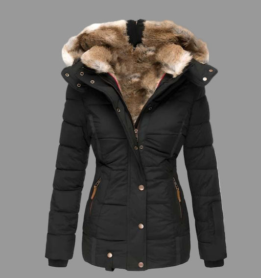 Ava Dames Winterjas | Waterafstotend, Slim Fit met Capuchon 0