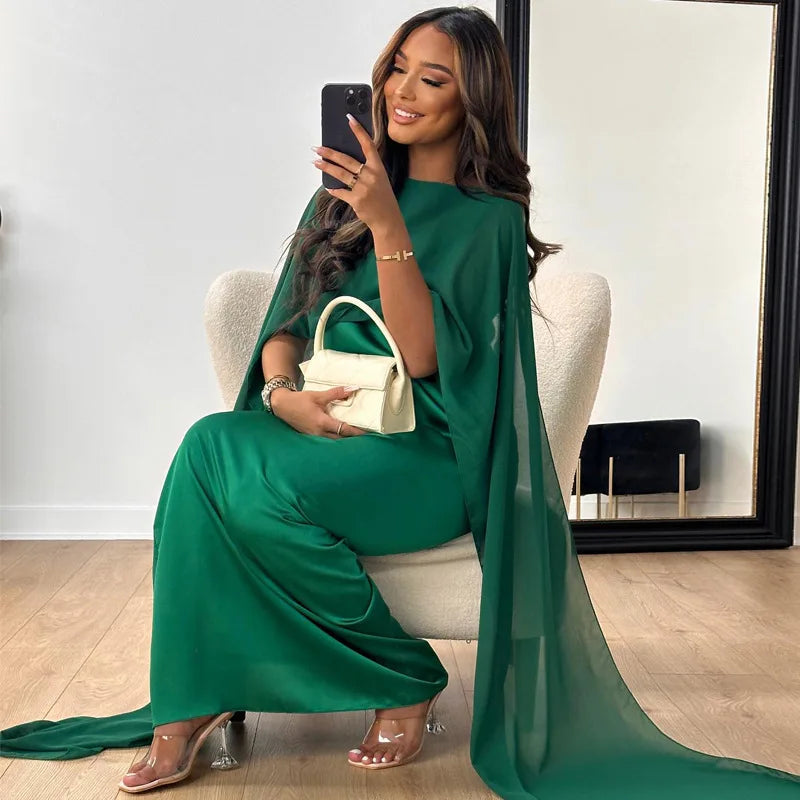 Benthe Satin Jurk | Dames Galajurk, Hoogwaardig Satijn, Tijdloze Elegantie voor Feestelijke Gelegenheden 5