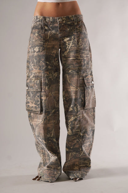 Camo Cargo Broek Dames | Ademend, Praktische Zakken, Casual Look
