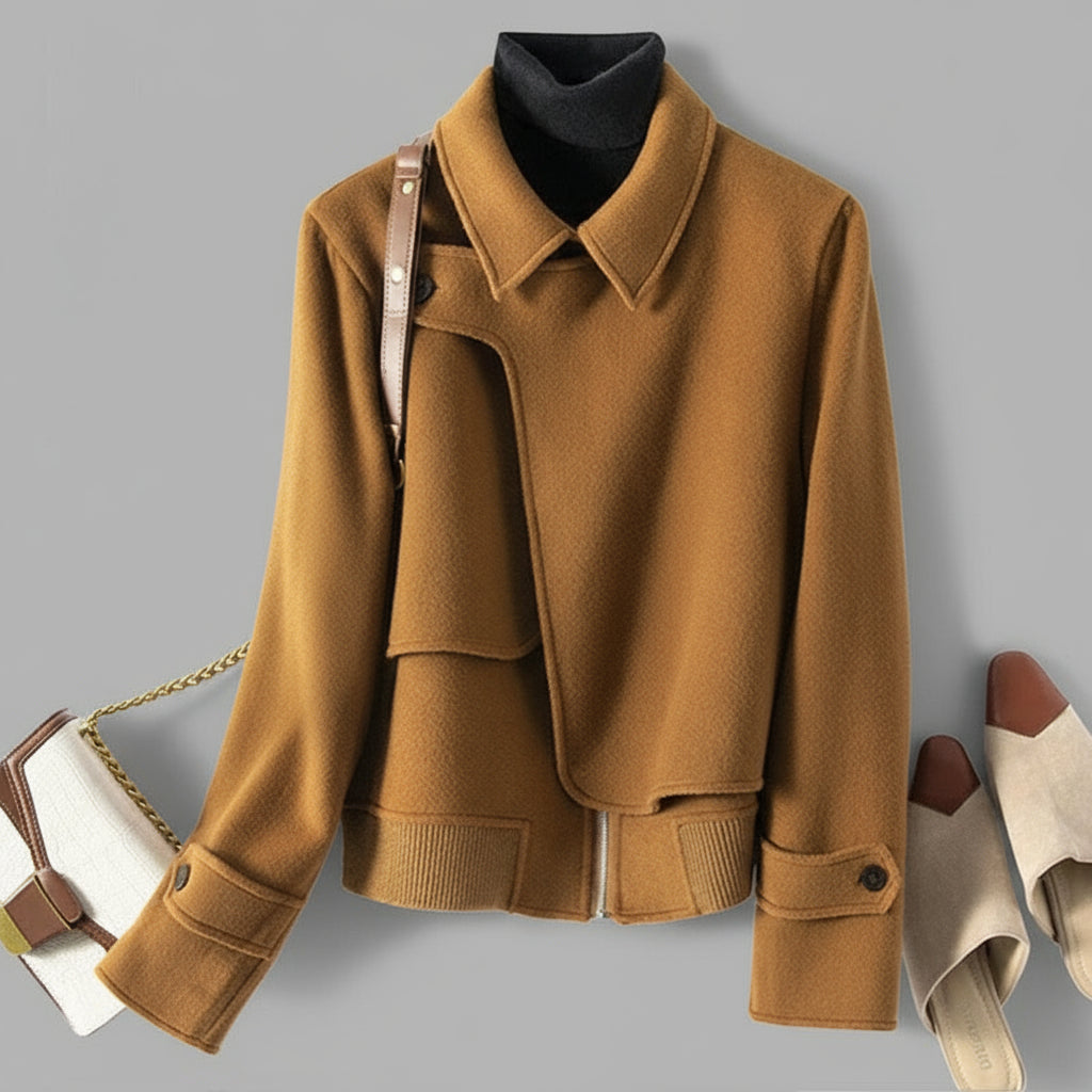 Carmen Dames Jas Winter | Wol, Elegante Pasvorm 0