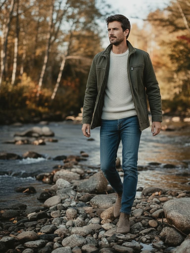 Daan | Vintage Olive Field Jacket