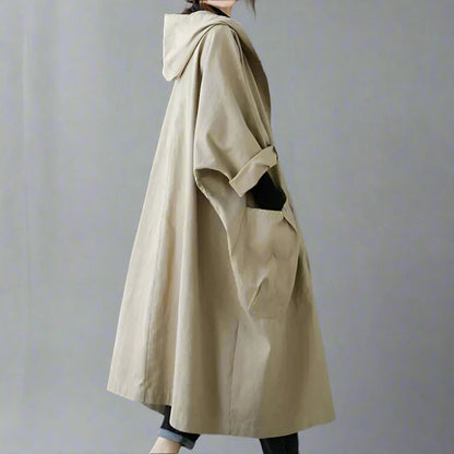 Daan Heren Oversized Trenchcoat | Waterafstotend, Elegant Zwart 0