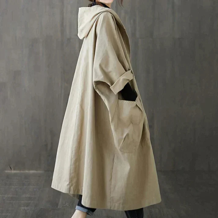 Danique Oversized Trenchcoat | Waterafstotend, Elegant Zwart