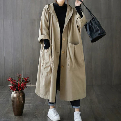 Daan Heren Oversized Trenchcoat | Waterafstotend, Elegant Zwart 1
