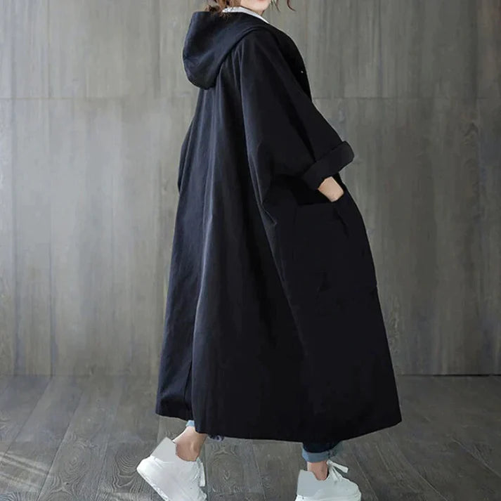 Daan Heren Oversized Trenchcoat | Waterafstotend, Elegant Zwart 3