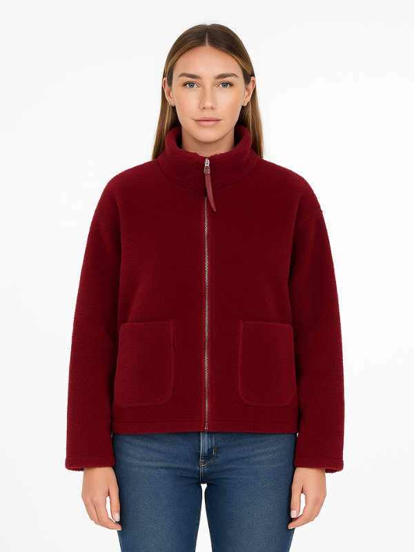 Daria Dames Fleece Jas | Oversized Sherpa, Ultra-Zacht en Comfortabel 11