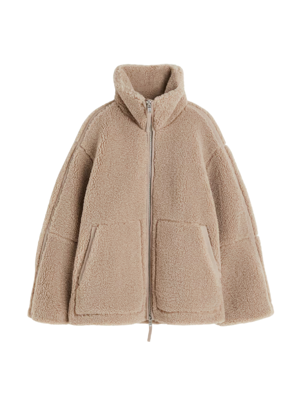 Daria Dames Fleece Jas | Oversized Sherpa, Ultra-Zacht en Comfortabel 8