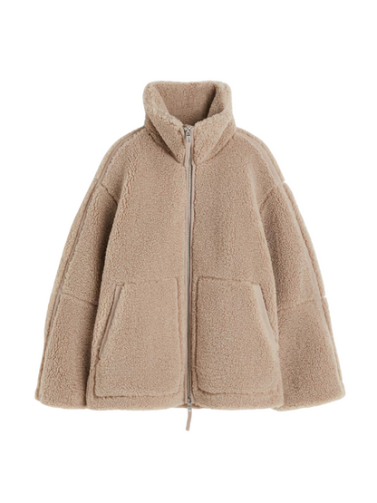 Daria Dames Fleece Jas | Oversized Sherpa, Ultra-Zacht en Comfortabel 8