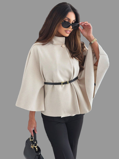 Elara Dames Poncho | Elegant Zwart, Lichtgewicht en Comfortabel 0