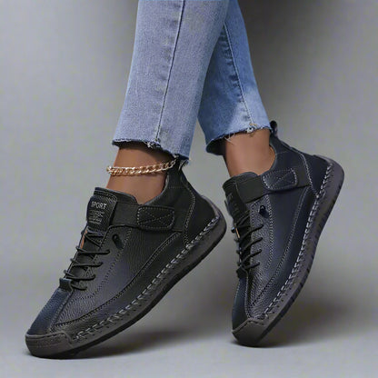 Eli Dames Sneakers | Ademend Leer, Comfortabel en Lichtgewicht 0