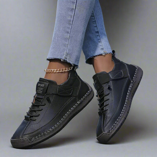 Eli Dames Sneakers | Ademend Leer, Comfortabel en Lichtgewicht 0