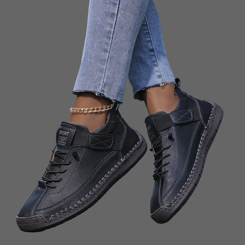 Eli Dames Sneakers | Ademend Leer, Comfortabel en Stijlvol 0