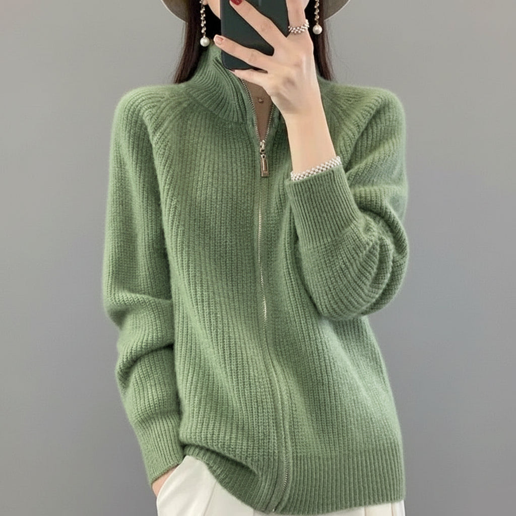 Eline Dames Cardigan | Ademend Breisel, Comfortabel en Stijlvol 0