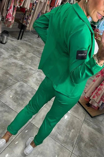 Elysia Dames Pak | Ademend 2 Delig Broekpak, Comfortabel en Elegant 11