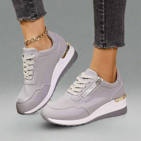 Flexton Dames Sneakers | Schokabsorberende Zool, Comfortabel en Ademend 0