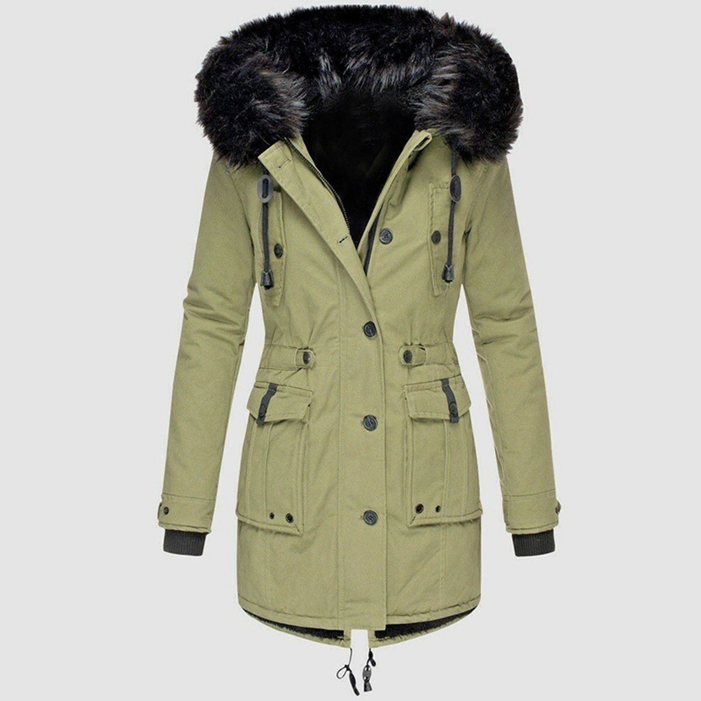 Frieda Dames Parka Winterjas | Comfortabel Katoen, Stijlvol voor Koude Dagen 2