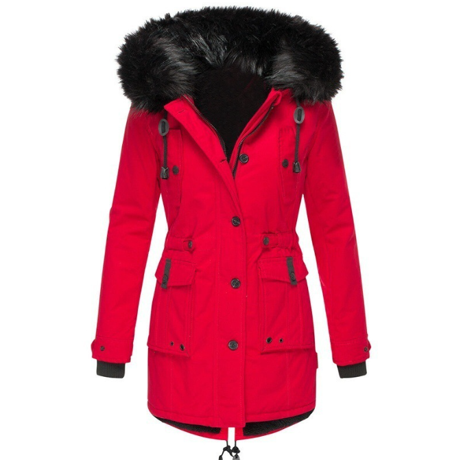 Frieda Dames Parka Winterjas | Comfortabel Katoen, Stijlvol voor Koude Dagen 4