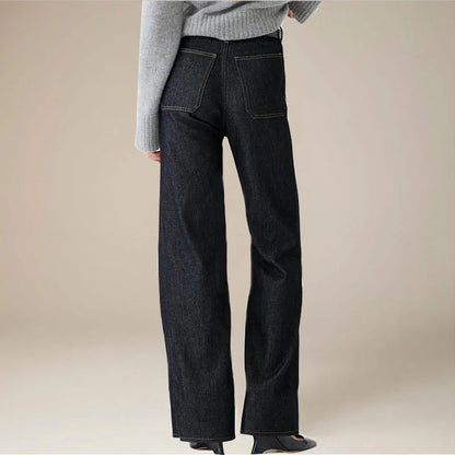 Giselle Slim Fit Spijkerbroek Dames | Comfortabele Katoenmix, Hoge Taille met Unieke Voorzakken 3