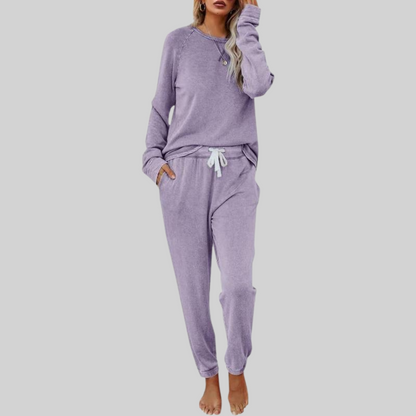 Jocelyn Casual Set Dames | Zachte Geborstelde Stof, Comfortabel & Tijdloos 3