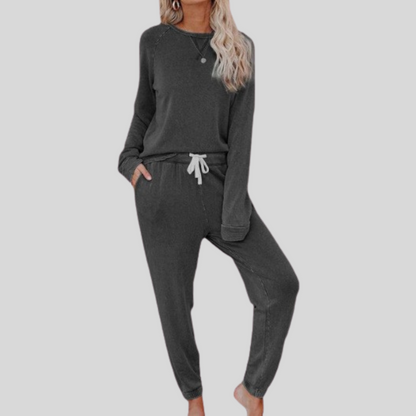 Jocelyn Casual Set Dames | Zachte Geborstelde Stof, Comfortabel & Tijdloos 8