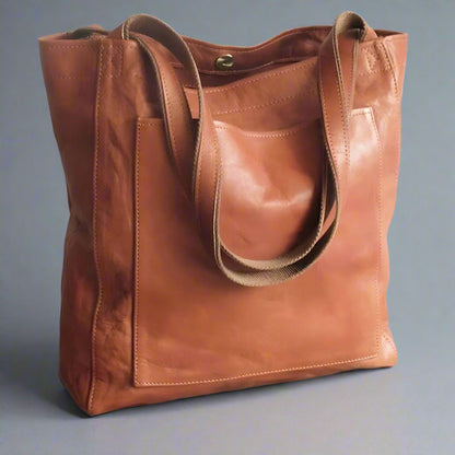 Julienne Dames Leren Tas | Hoogwaardig Leer, Luxe Suède Interieur 0
