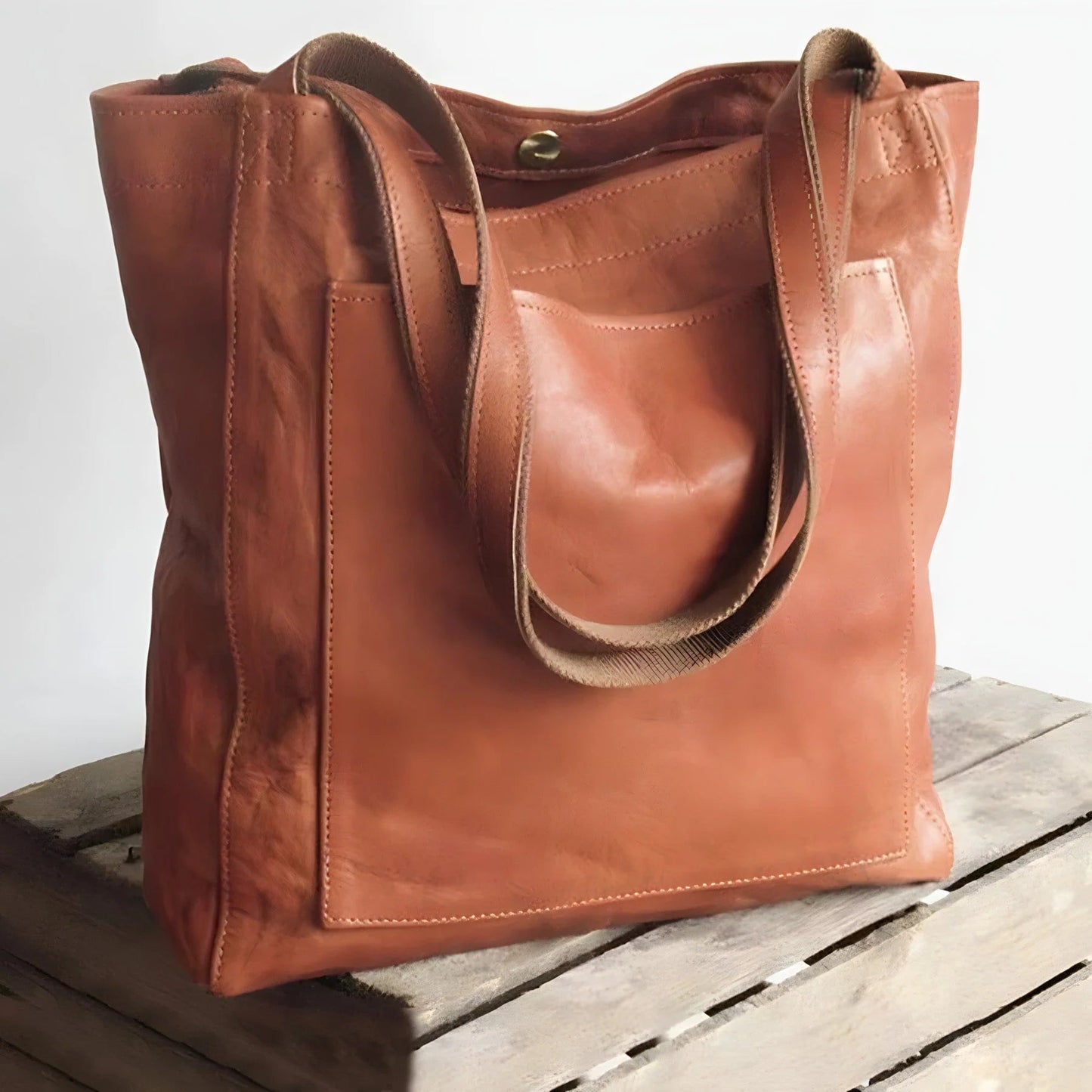 Julienne Dames Leren Tas | Hoogwaardig Leer, Luxe Suède Interieur