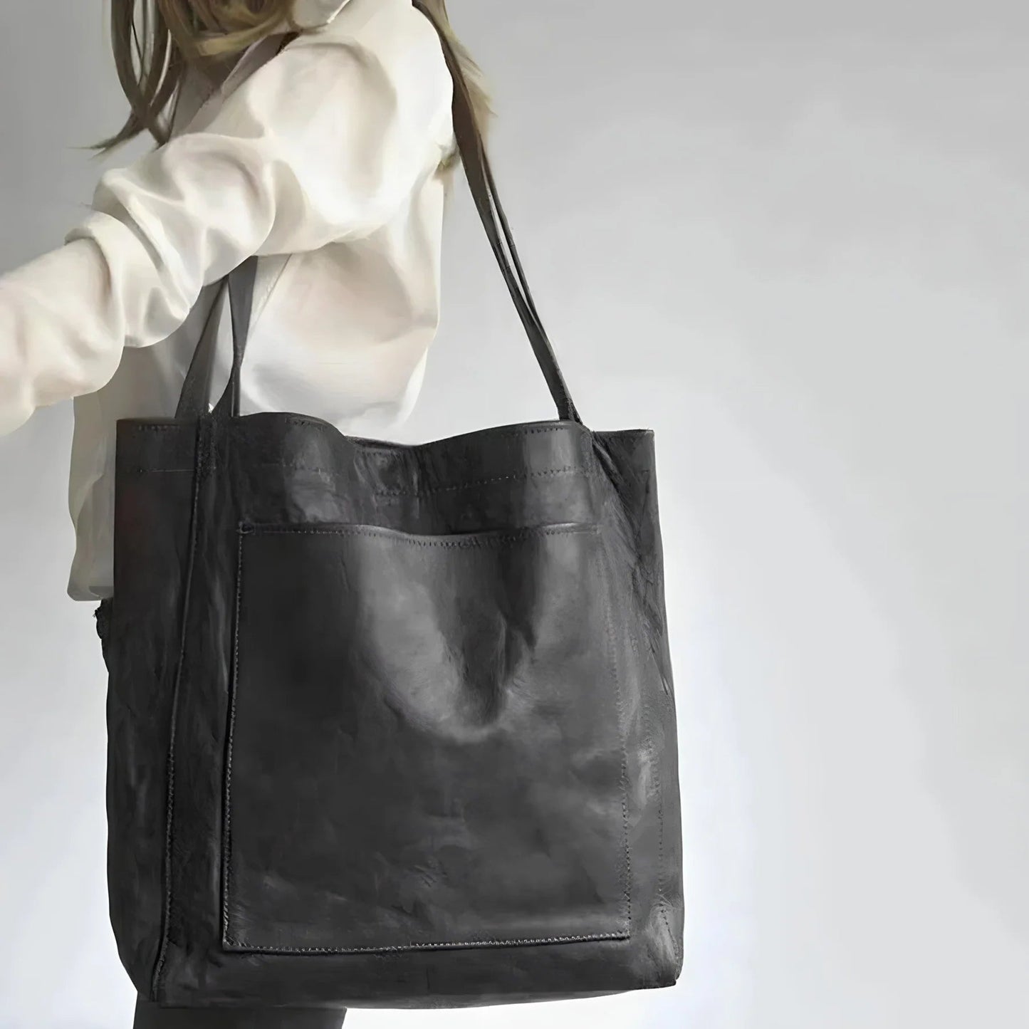 Julienne Dames Leren Tas | Hoogwaardig Leer, Luxe Suède Interieur 2