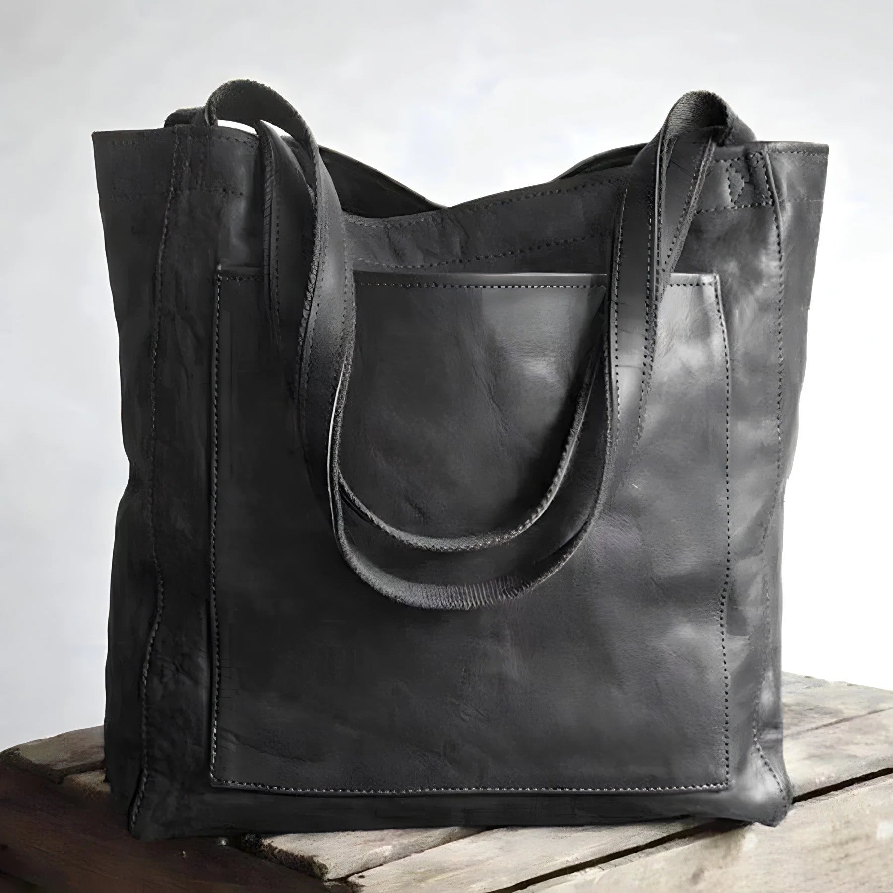 Julienne Dames Leren Tas | Hoogwaardig Leer, Luxe Suède Interieur 4