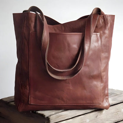 Julienne Dames Leren Tas | Hoogwaardig Leer, Luxe Suède Interieur 5