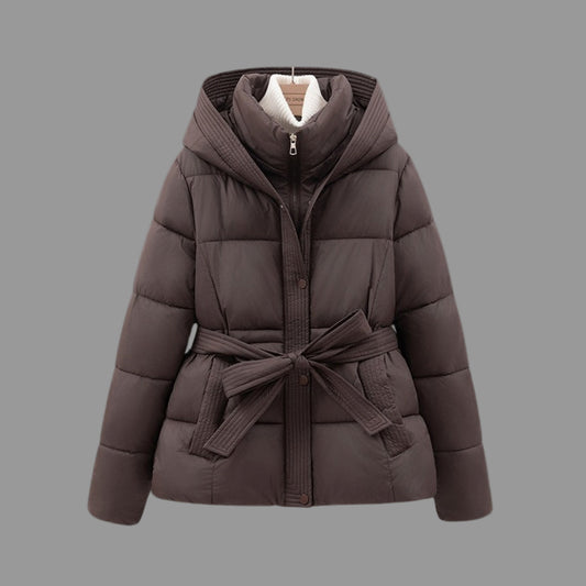 Kim Pufferjack Dames met Capuchon | Elegante Tailleband, Comfortabele Isolatie 0