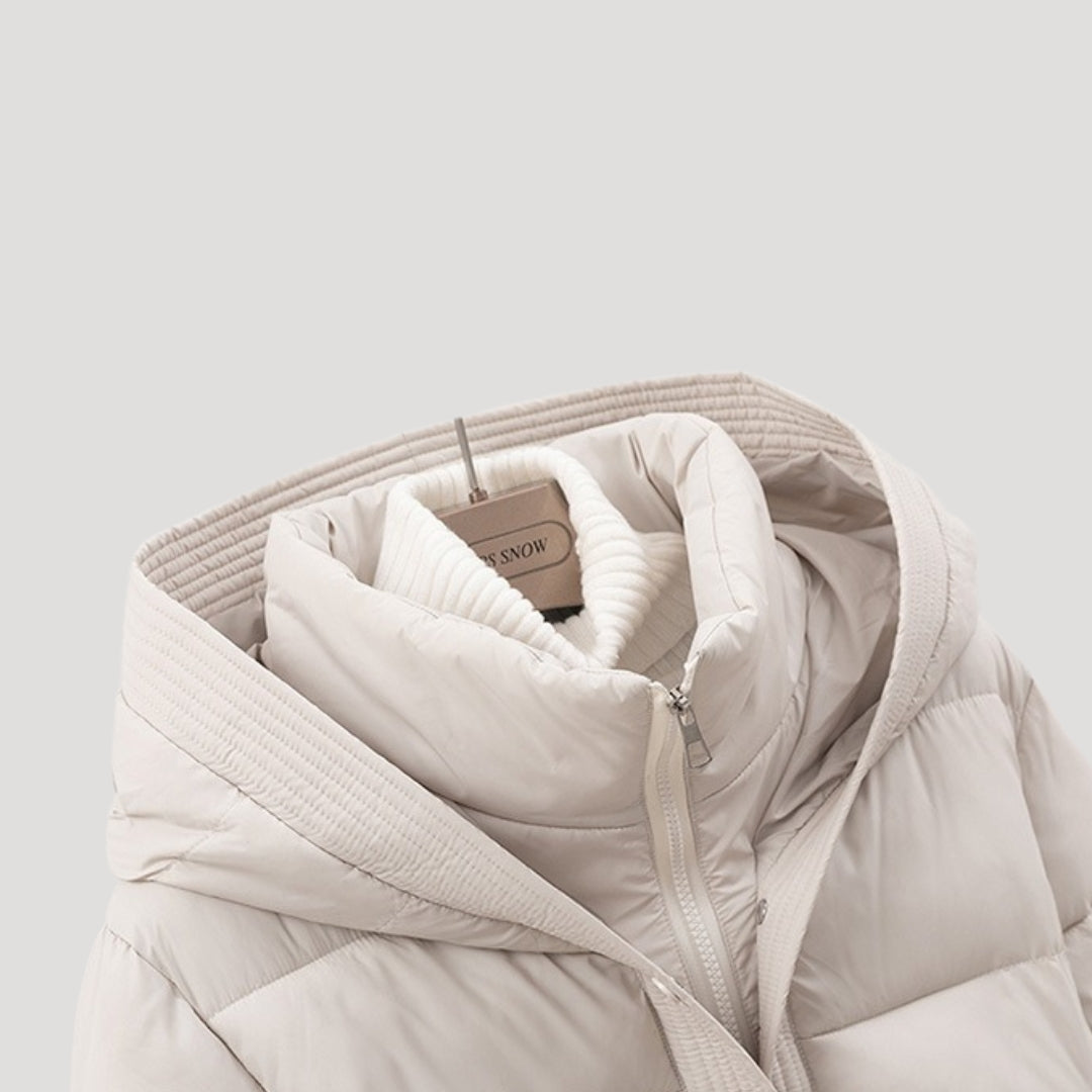 Kim Pufferjack Dames met Capuchon | Elegante Tailleband, Comfortabele Isolatie 5