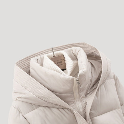 Kim Pufferjack Dames met Capuchon | Elegante Tailleband, Comfortabele Isolatie 5