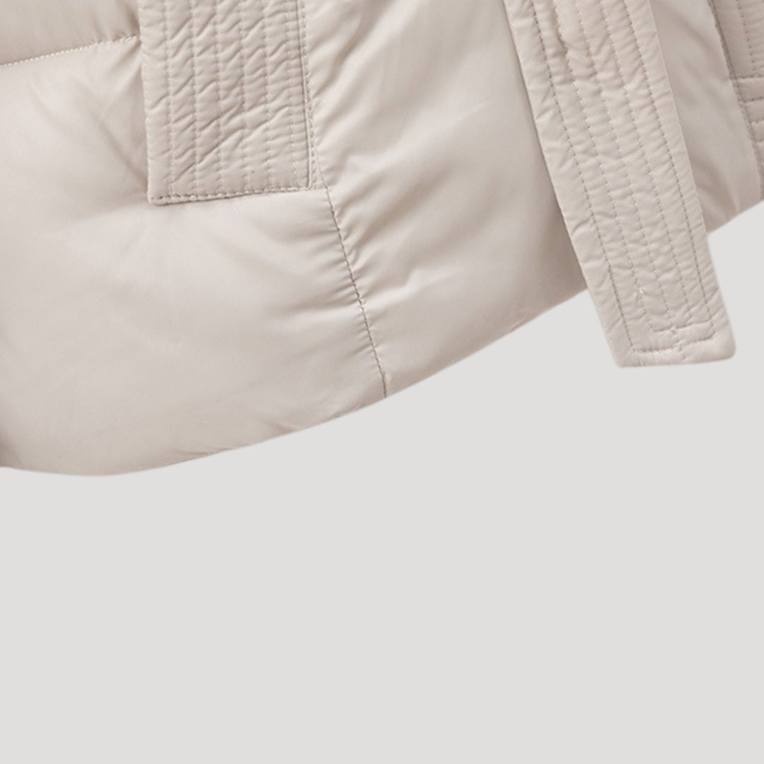 Kim Pufferjack Dames met Capuchon | Elegante Tailleband, Comfortabele Isolatie 6