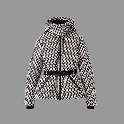 Kim Waterbestendig Dames Jack | Geïsoleerd, Flatterende Pasvorm met Riem 0