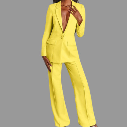 Lia Blazer Set Dames | Luxe Stof, Tijdloos Ontwerp 0