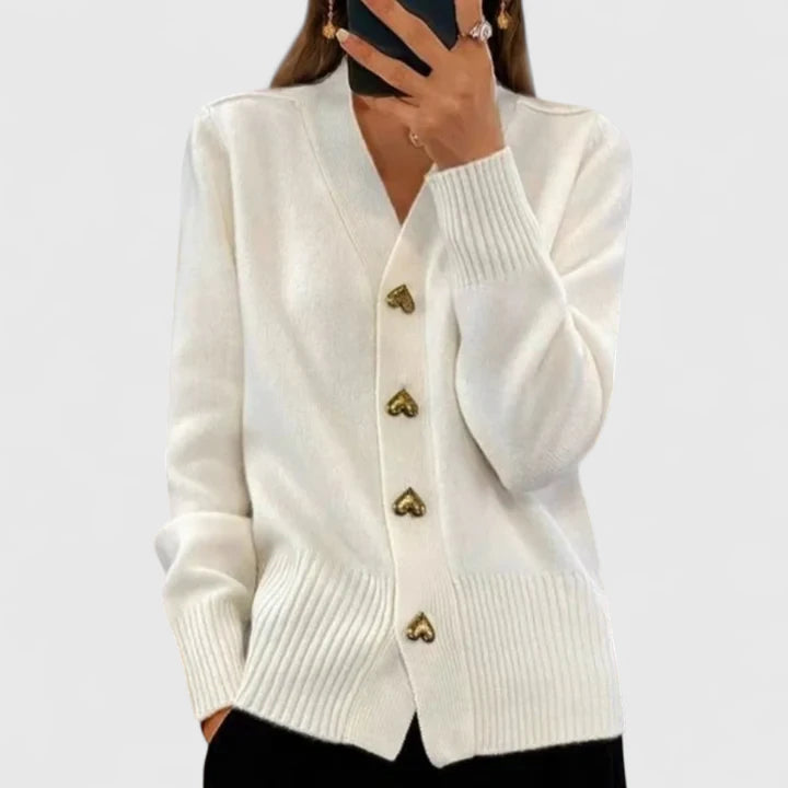 Lila Women's Cardigan | Zachte Stof, Elegante Look 5