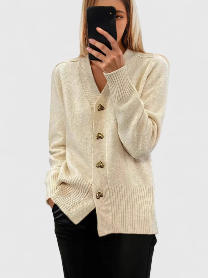 Lila Women's Cardigan | Zachte Stof, Elegante Look 6