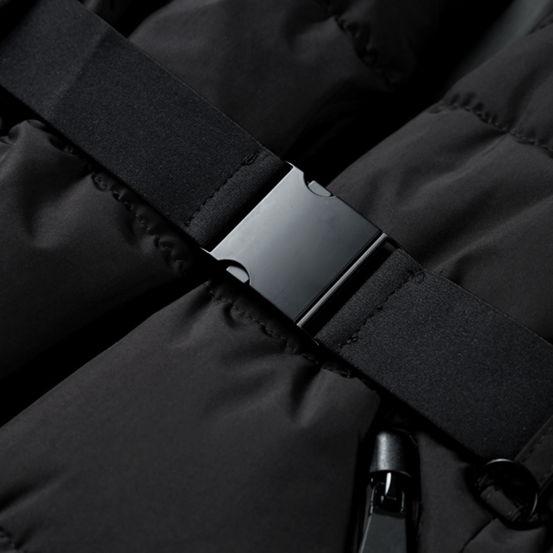 Lora Dames Jack | Gewatteerd, Waterbestendig Polyester Met Riem 3