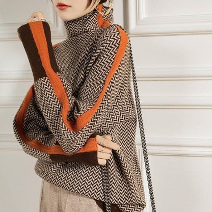 Mia Dames Trui | Hoogwaardige Polyester, Gestreept Design 3