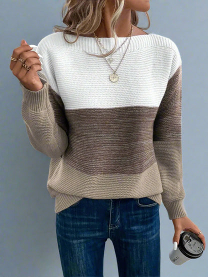 Mia Dames Trui | Zacht Ombre Effect, Comfortabele Pasvorm 0