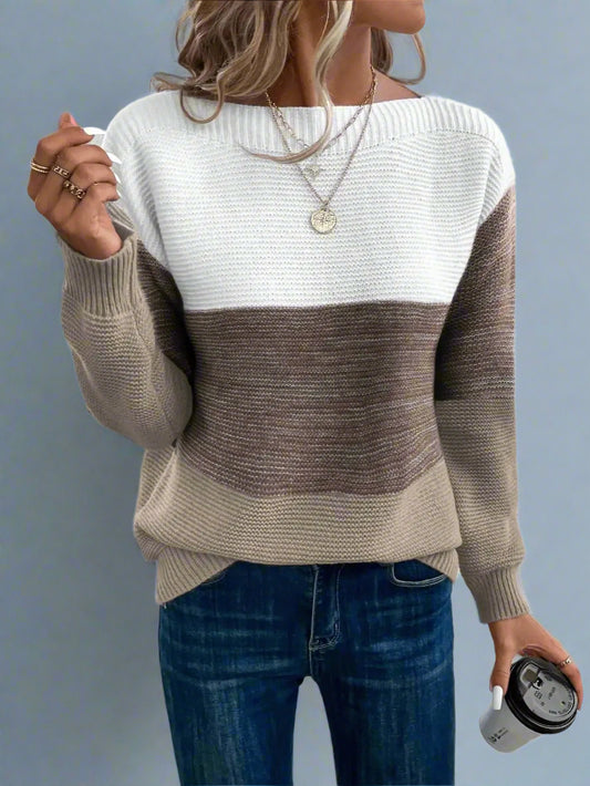 Mia Dames Trui | Zacht Ombre Effect, Comfortabele Pasvorm 0